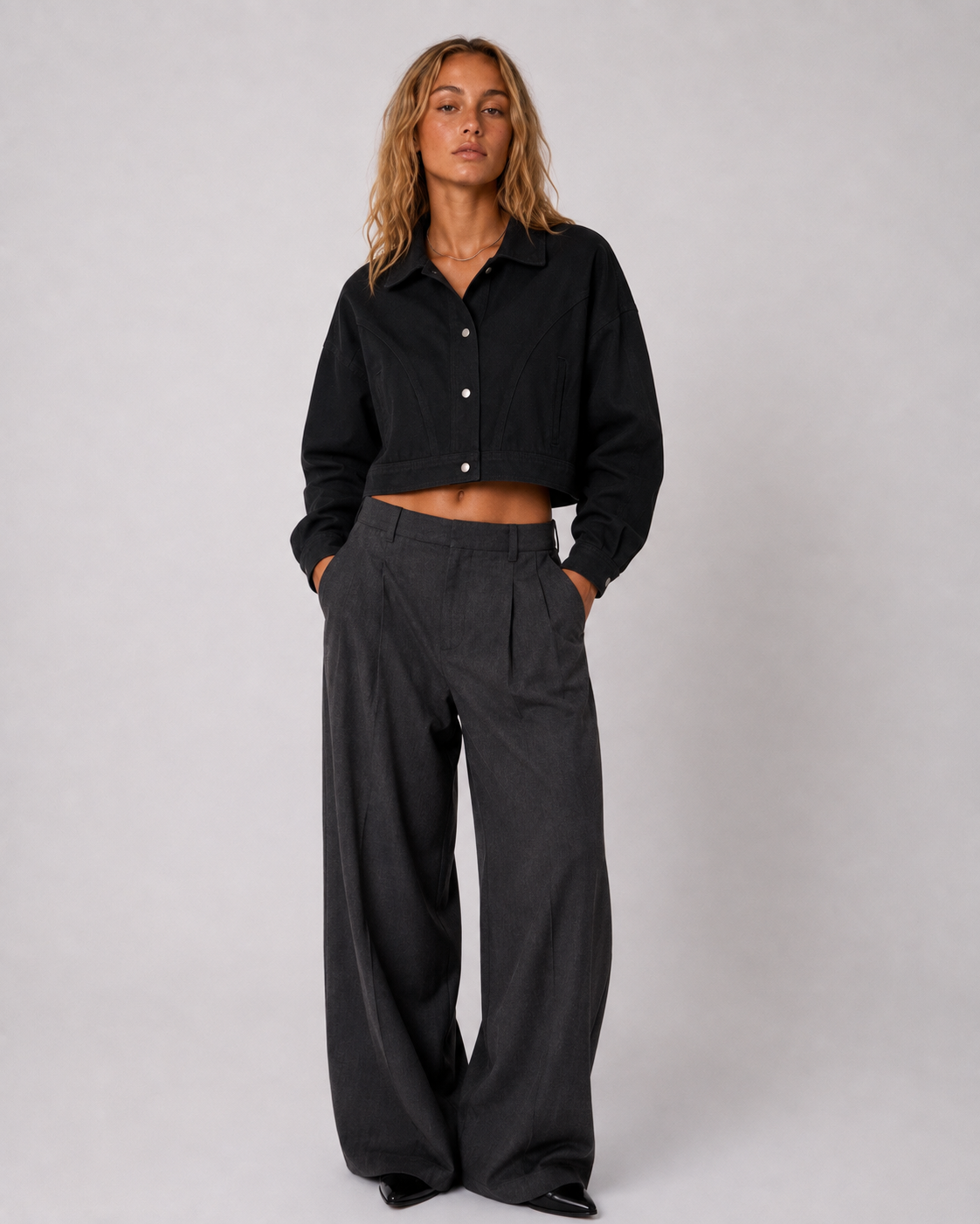 LD—420 WOMEN CROP JACKET