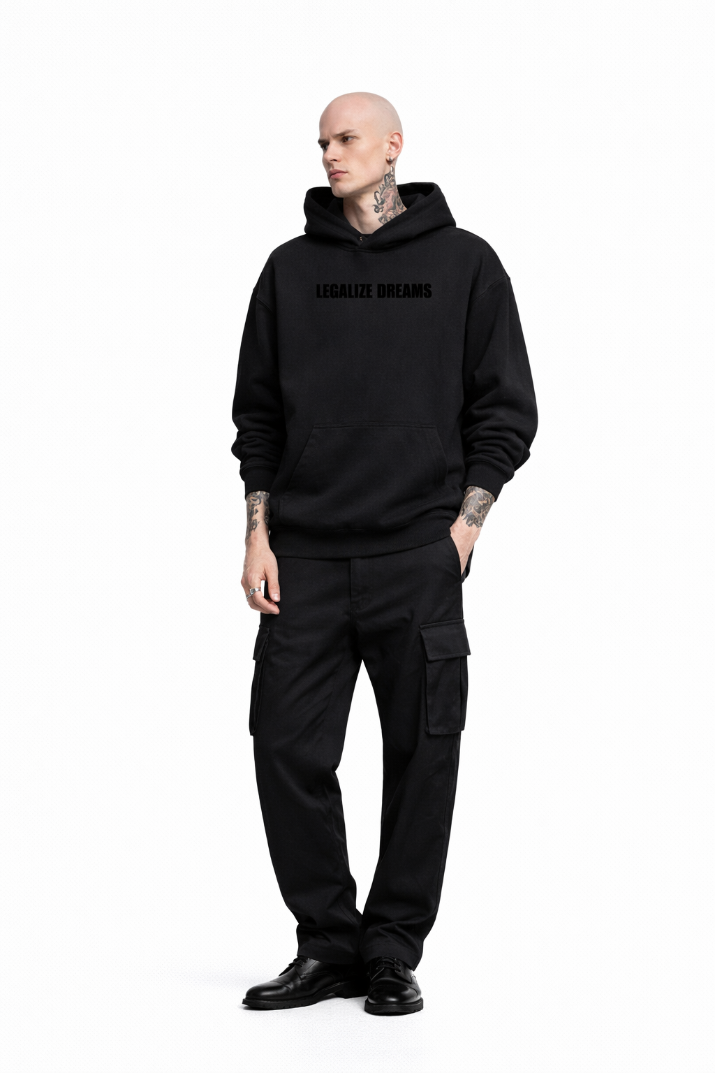 LD SELECT I • RESOLUTE RAW AGED HOODIE