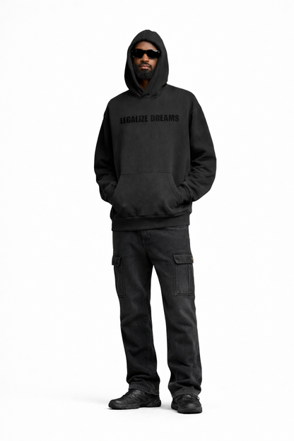 LD SELECT I • RESOLUTE RAW AGED HOODIE