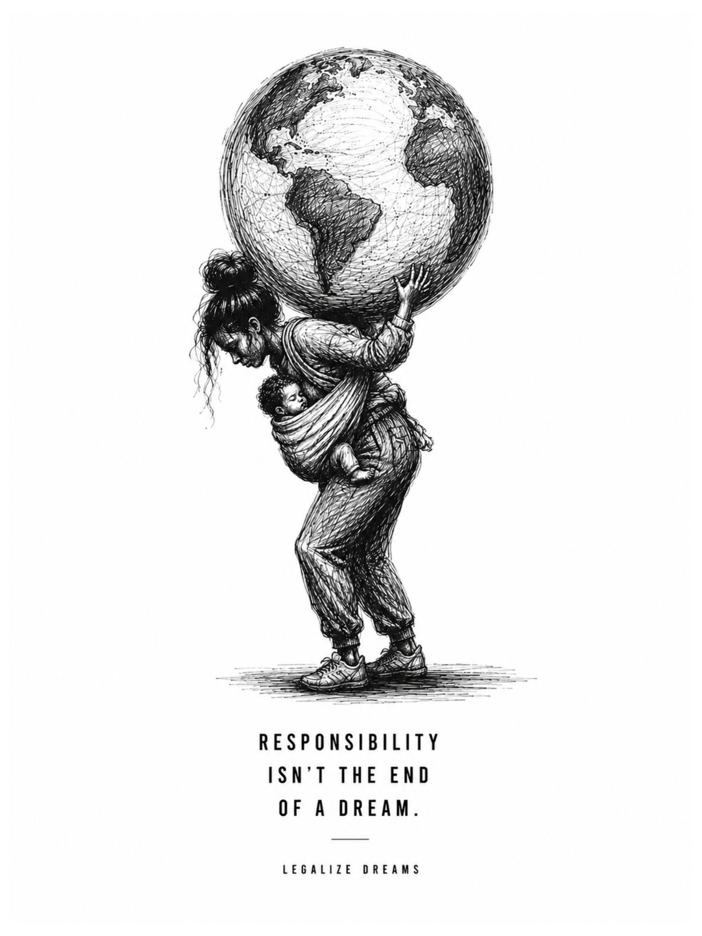 RESPONSIBLITY ISN'T 12″×16″