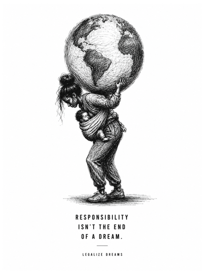 RESPONSIBLITY ISN'T 12″×16″