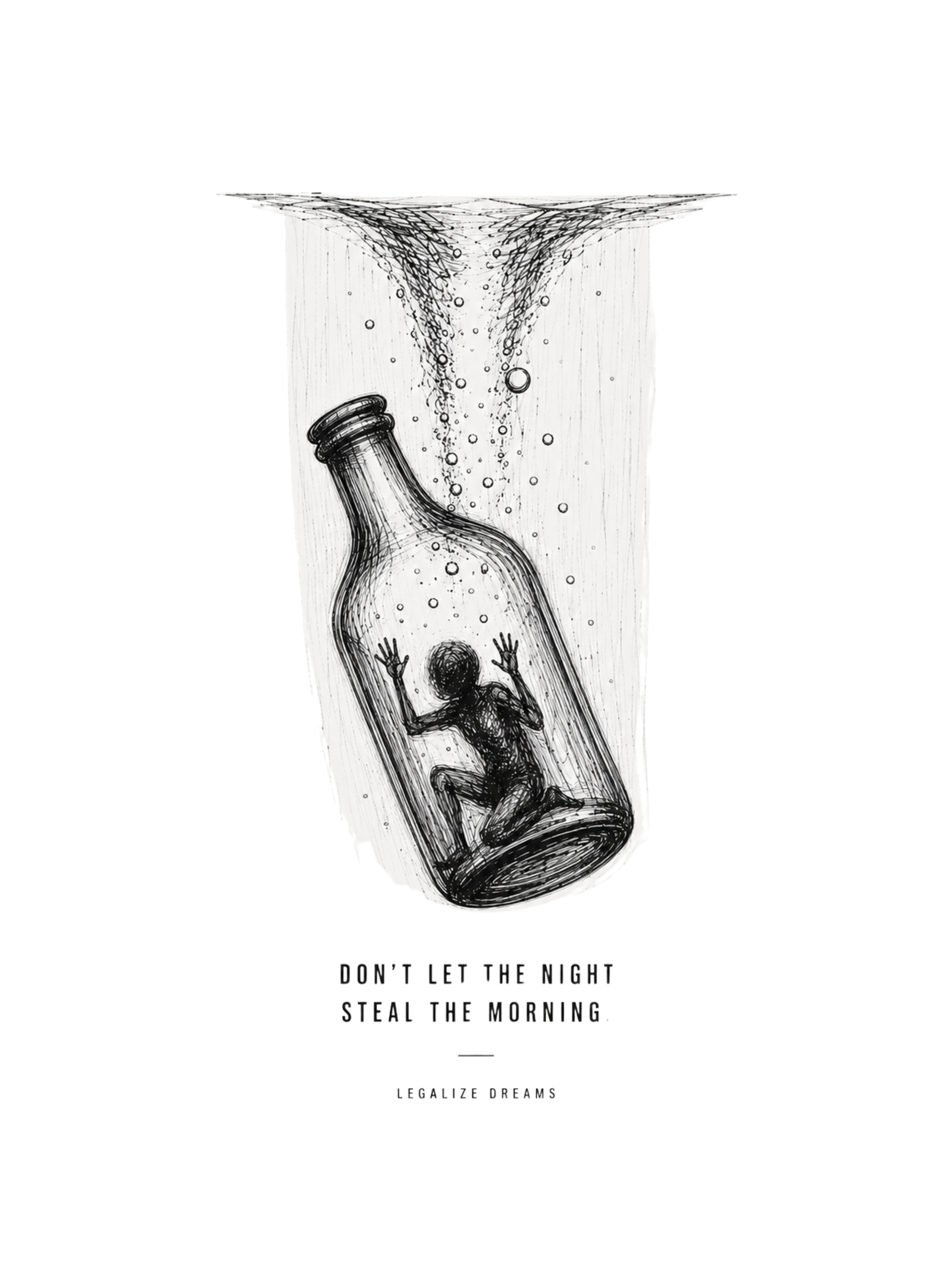 DON'T LET THE NIGHT STEAL THE MORNING 12″×16″