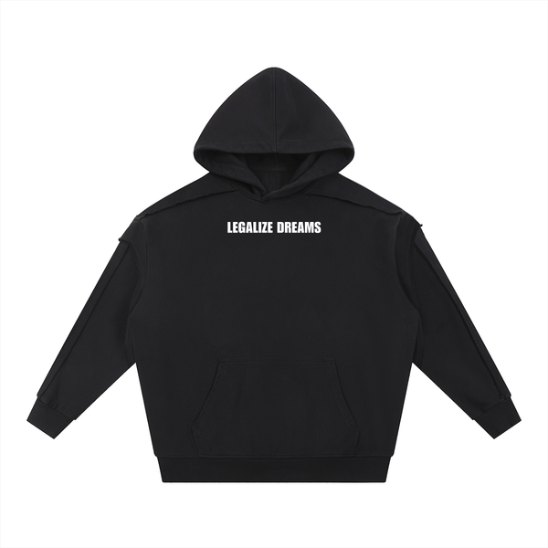 LD SELECT RESOLUTE RAW AGED HOODIE
