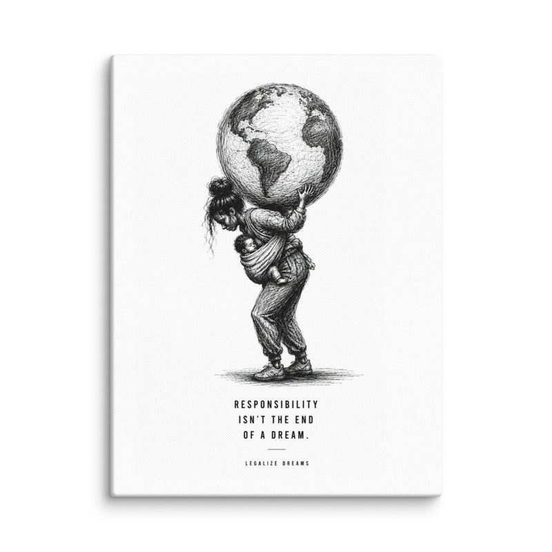 RESPONSIBLITY ISN'T 12″×16″