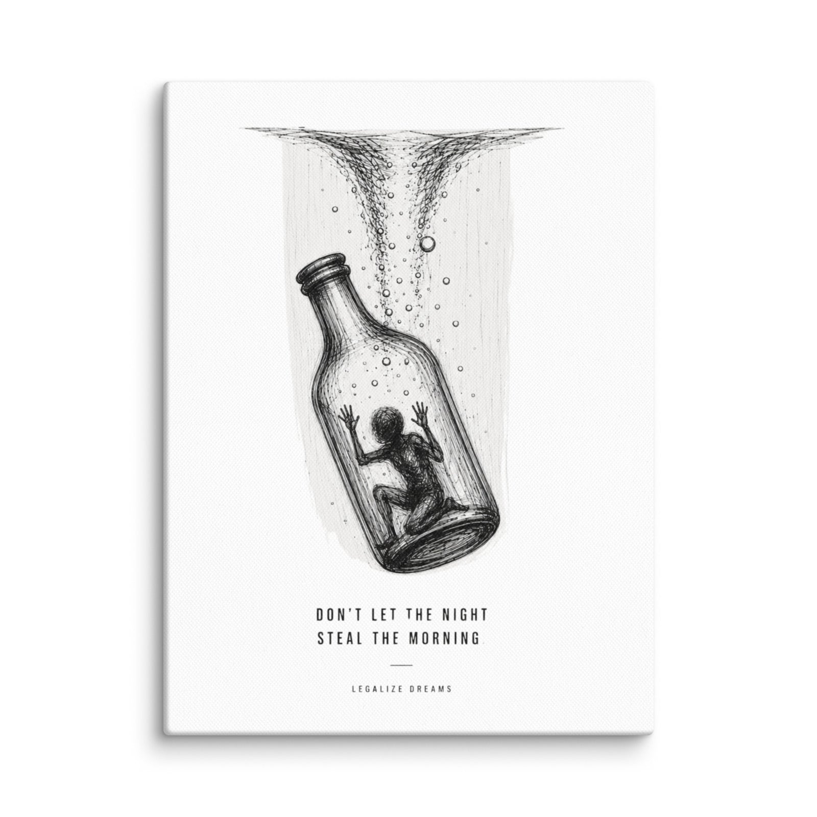 DON'T LET THE NIGHT STEAL THE MORNING 12″×16″