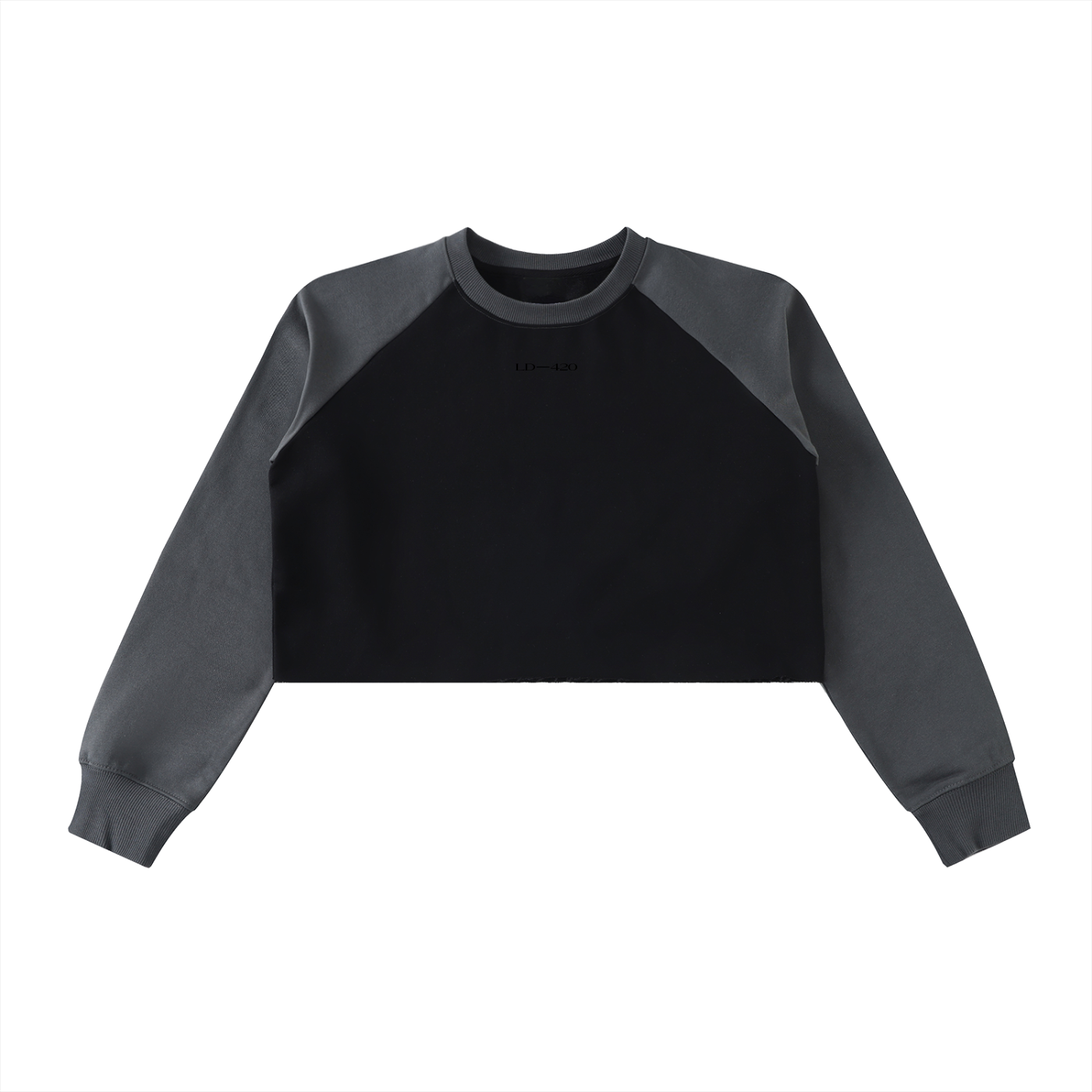 LD—420 WOMEN CROP RAW HEM
