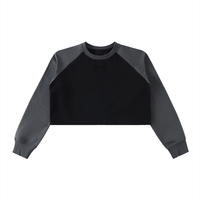 LD—420 WOMEN CROP RAW HEM