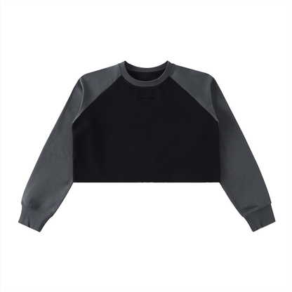 LD—420 WOMEN CROP RAW HEM