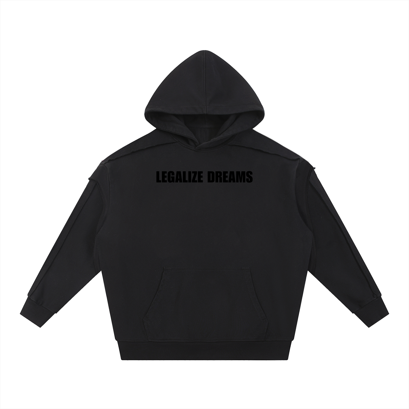 LD SELECT I • RESOLUTE RAW AGED HOODIE